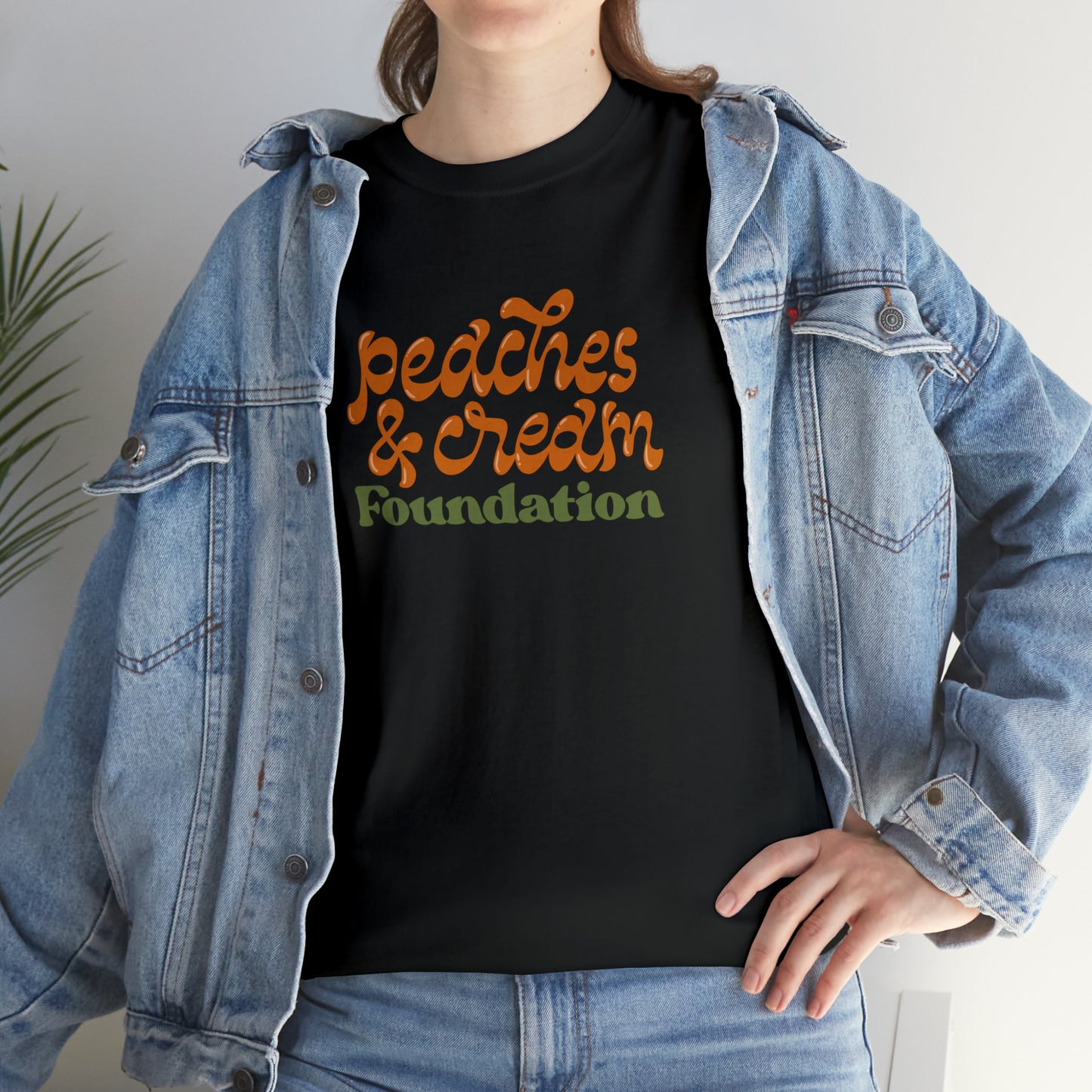 Retro Peaches and Cream Adult Tee