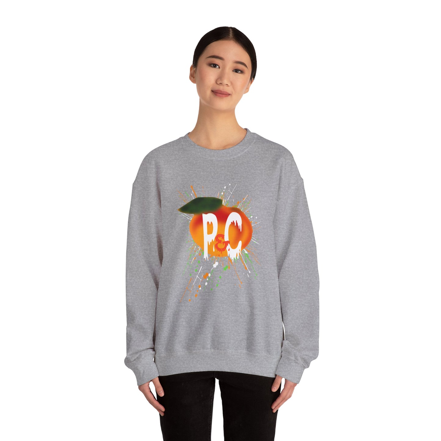 P & C Signature Splash Logo Unisex Heavy Blend™ Crewneck Sweatshirt