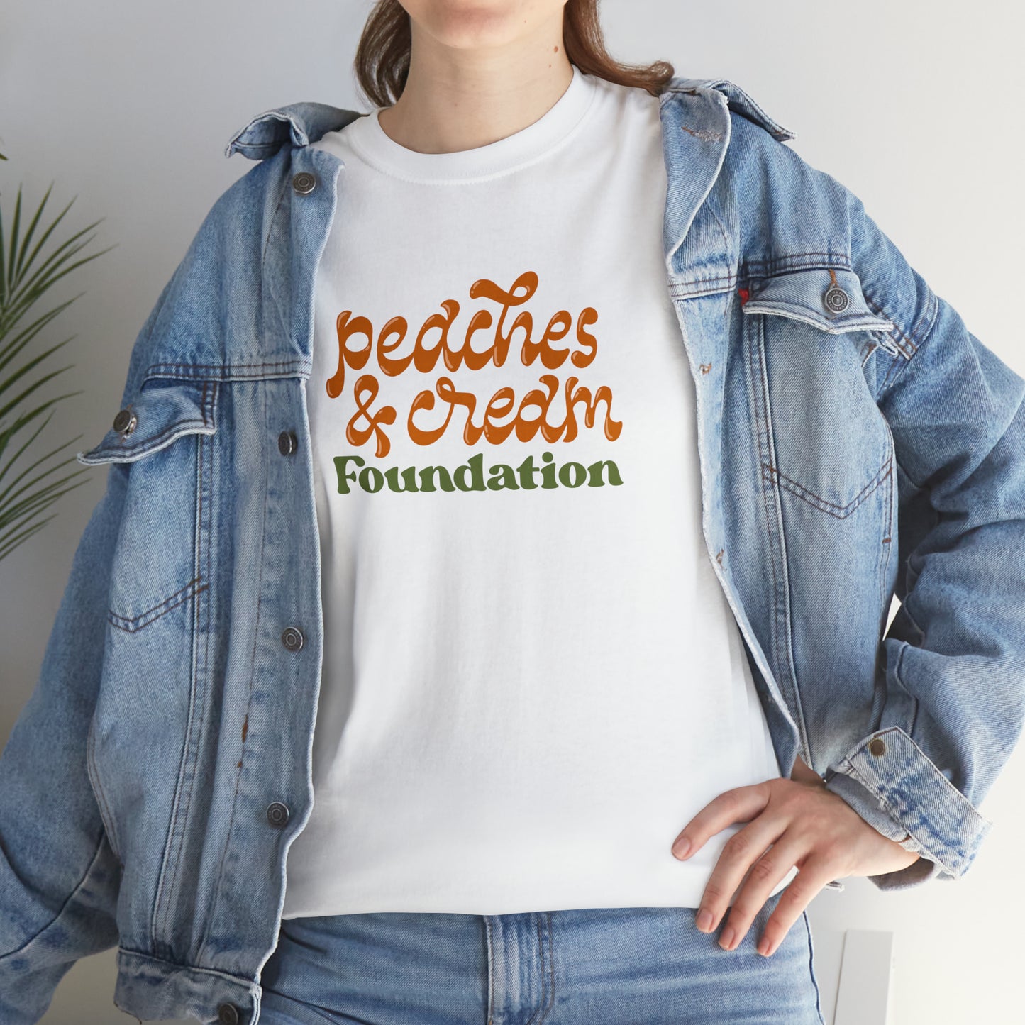 Retro Peaches and Cream Adult Tee