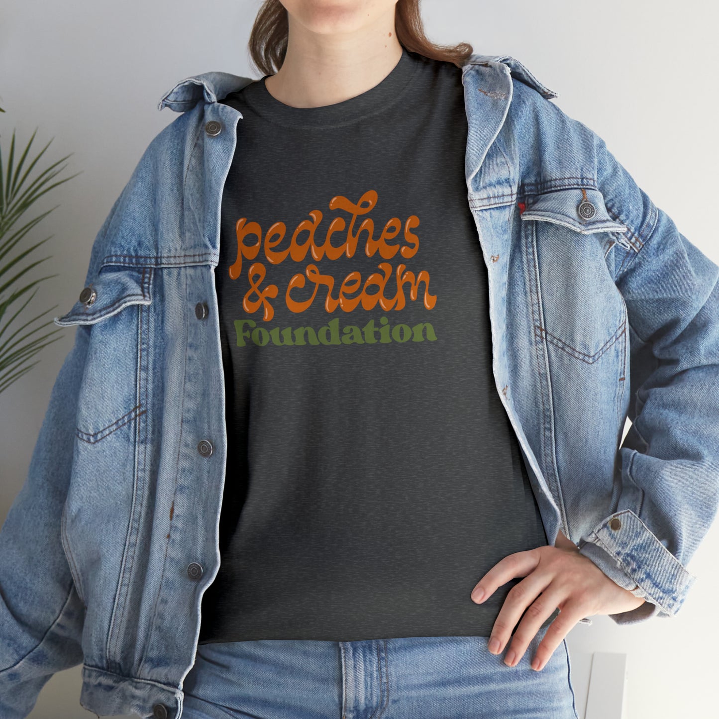 Retro Peaches and Cream Adult Tee