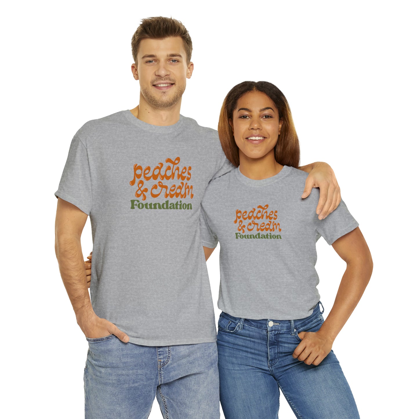 Retro Peaches and Cream Adult Tee