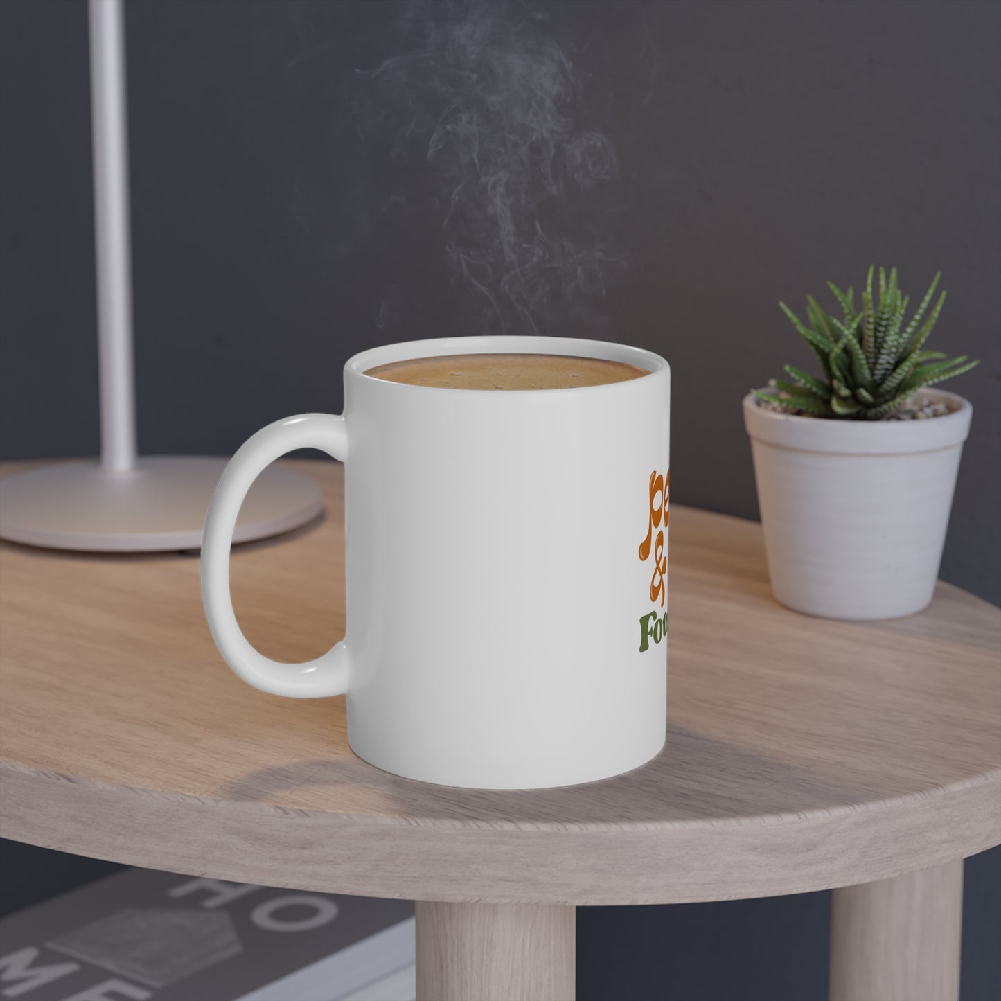 Retro Peaches and Cream Mug