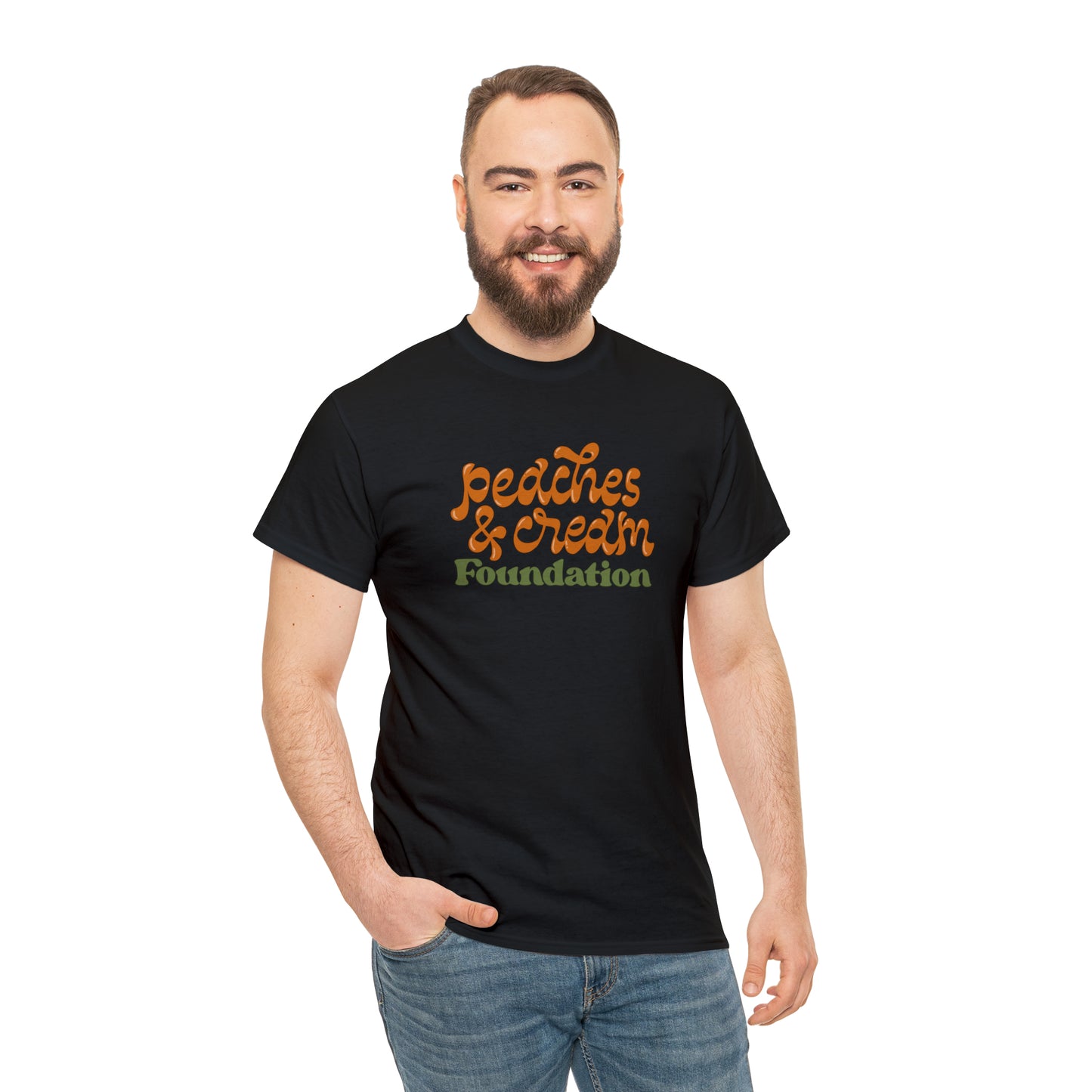 Retro Peaches and Cream Adult Tee