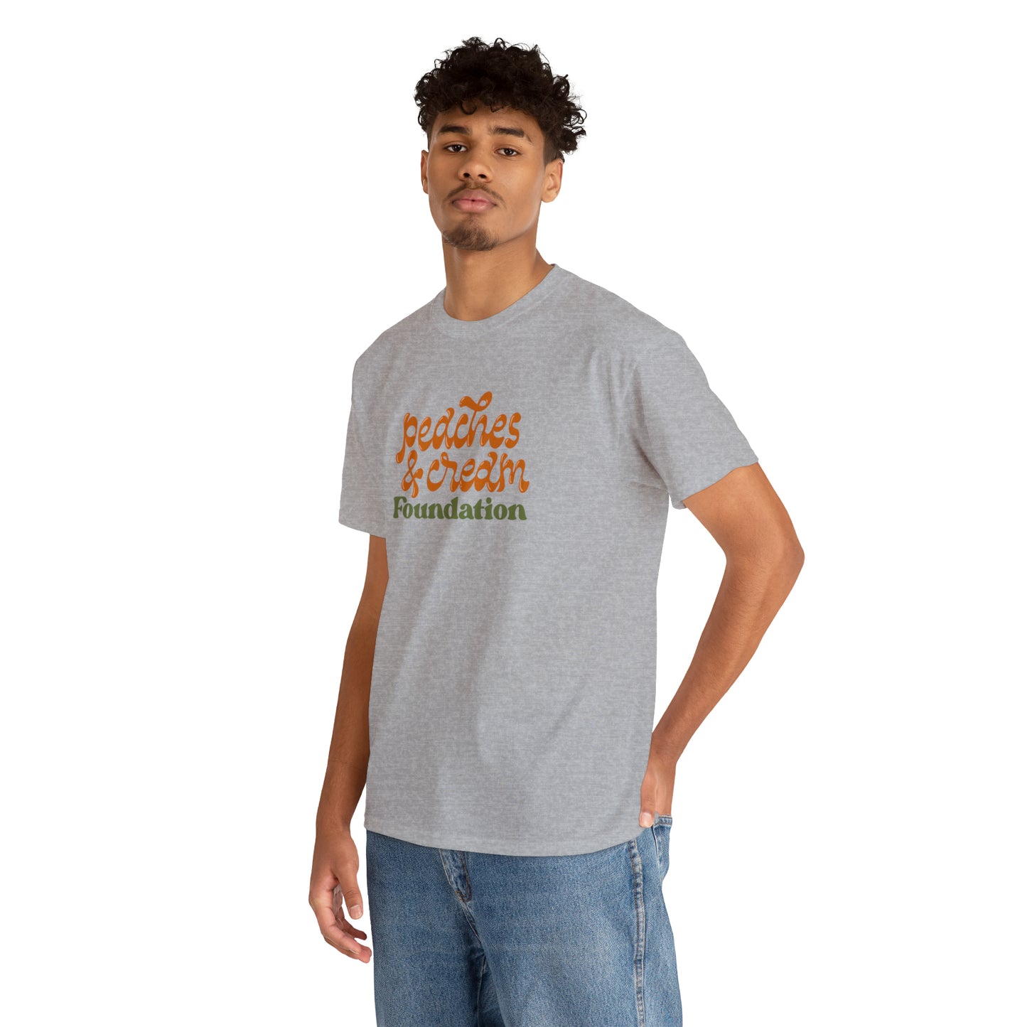 Retro Peaches and Cream Adult Tee