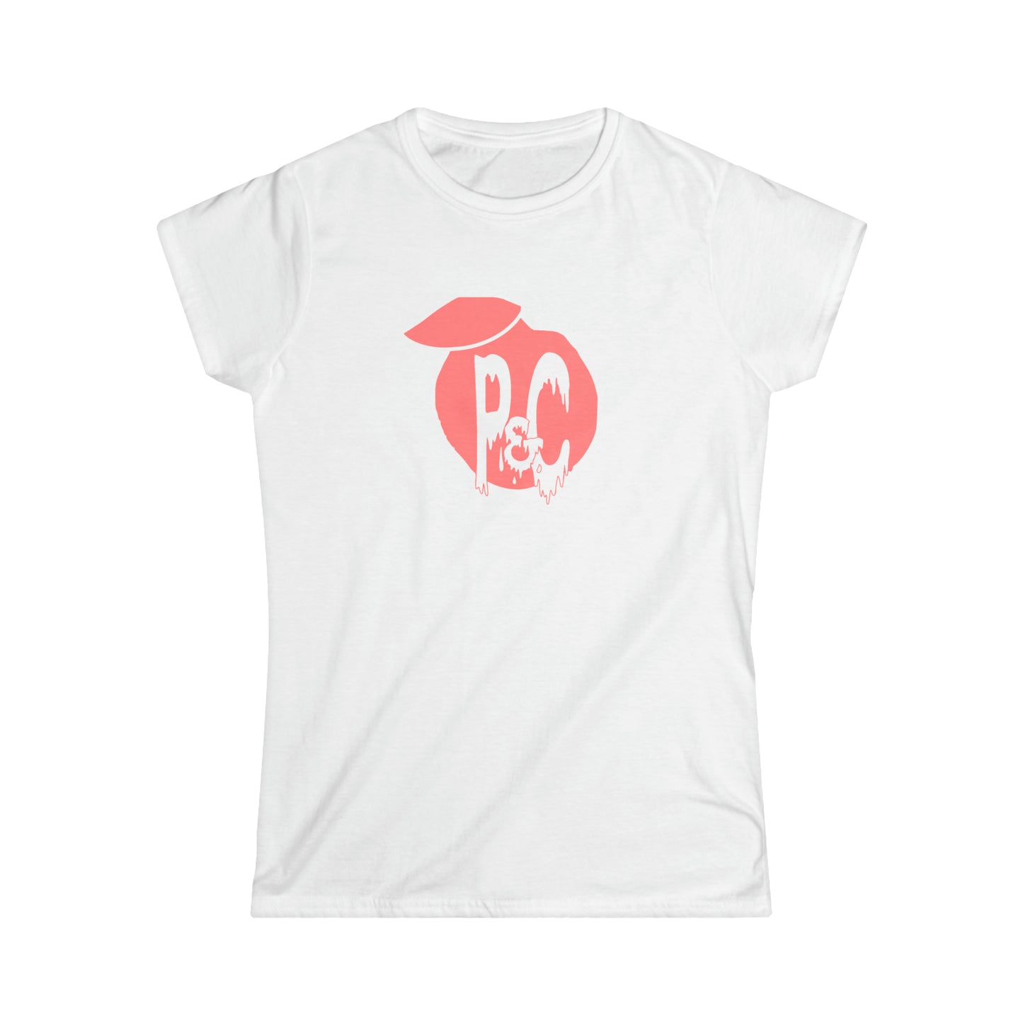 Pink P&C Logo Women's Softstyle Tee