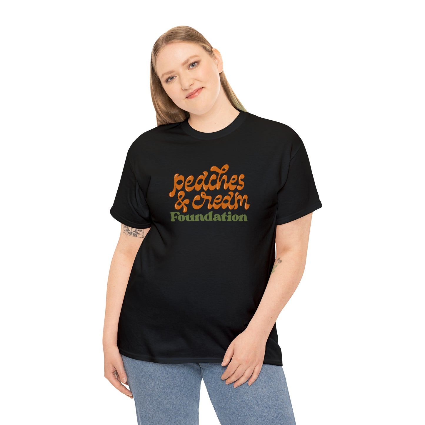 Retro Peaches and Cream Adult Tee