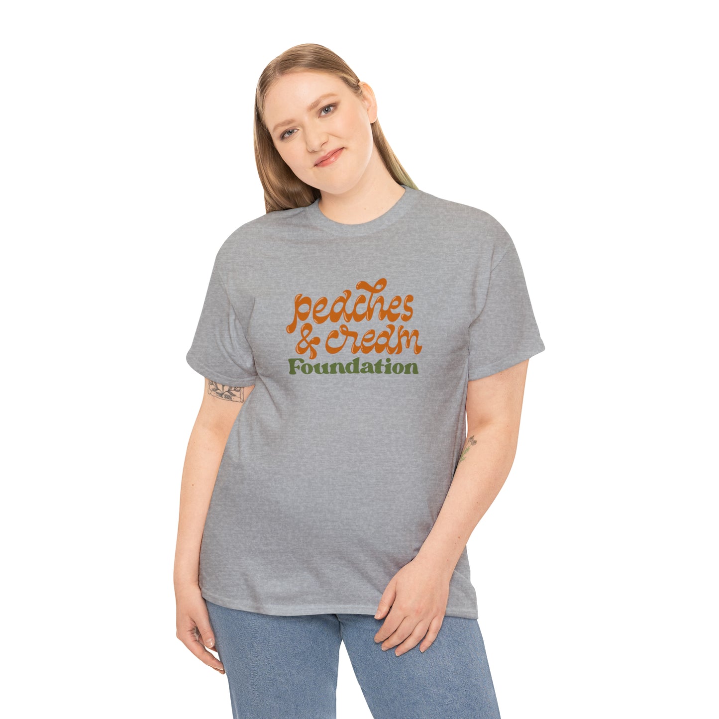 Retro Peaches and Cream Adult Tee
