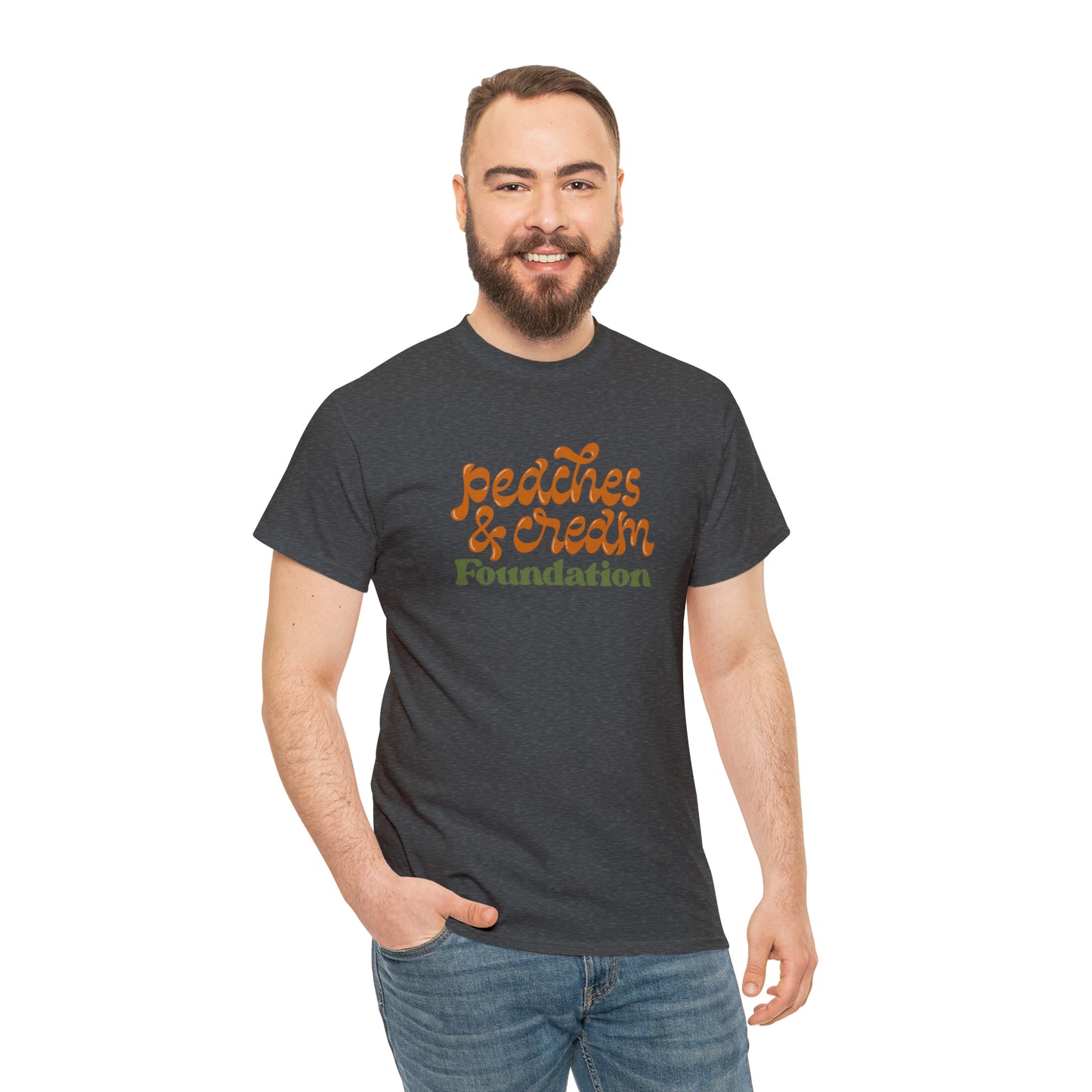 Retro Peaches and Cream Adult Tee