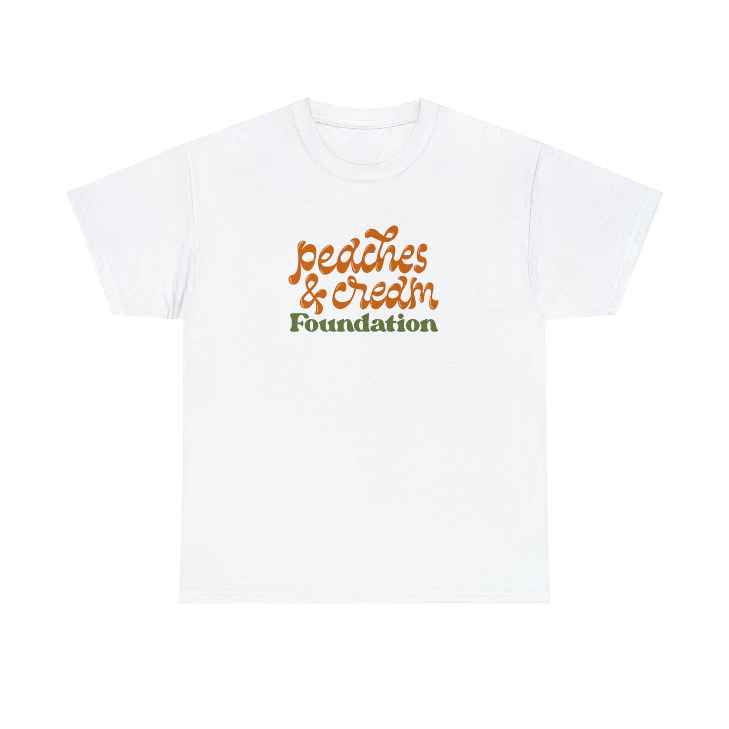 Retro Peaches and Cream Adult Tee