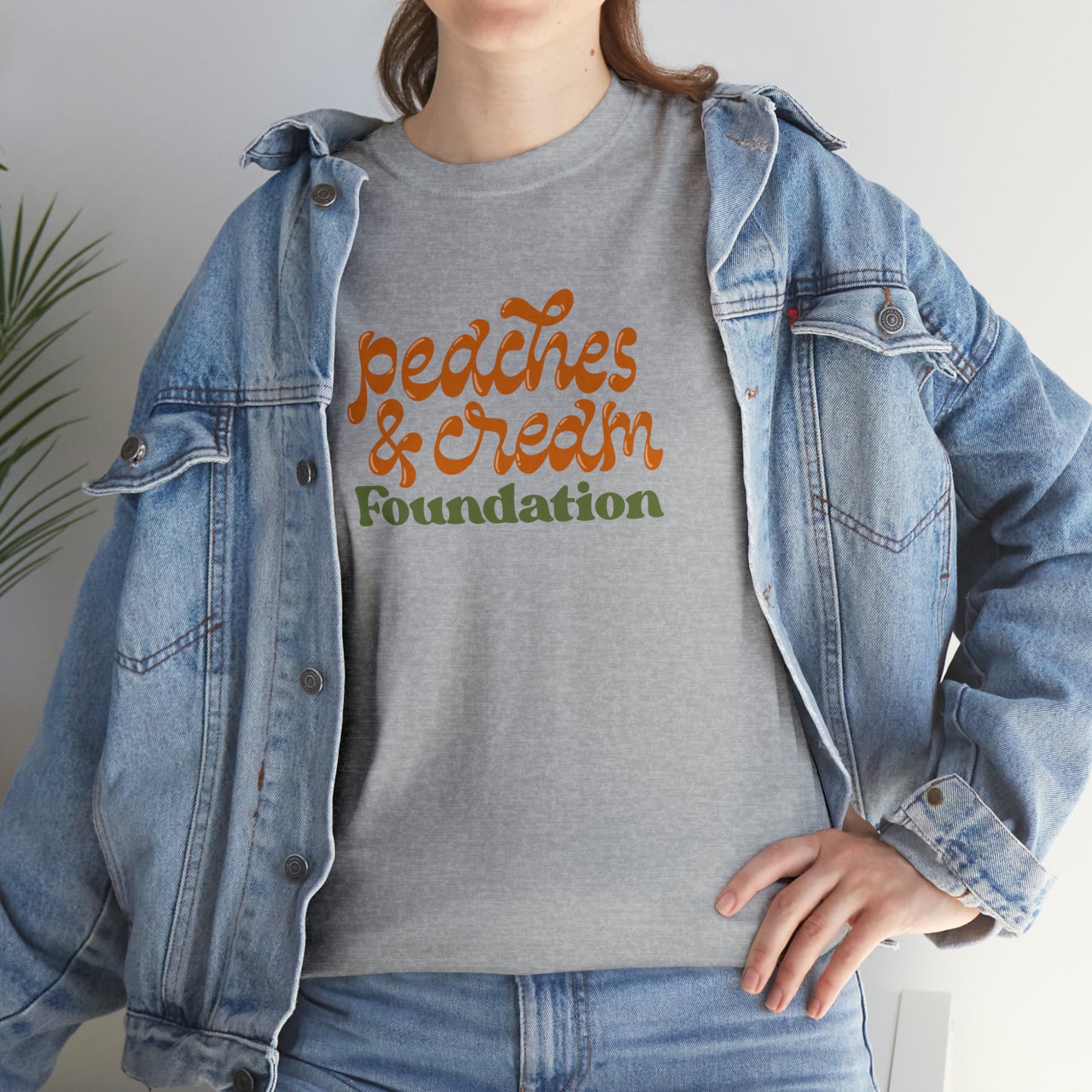 Retro Peaches and Cream Adult Tee