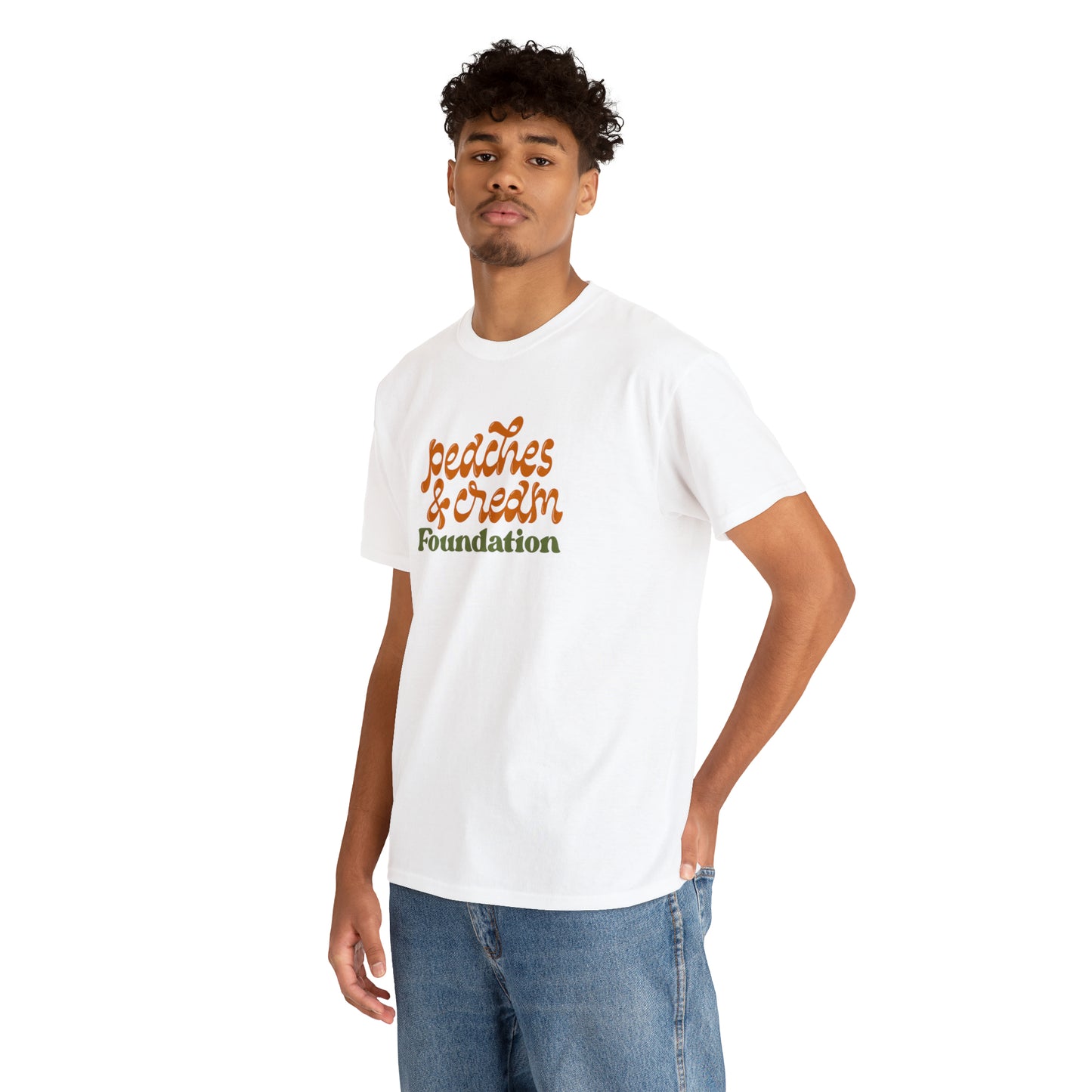 Retro Peaches and Cream Adult Tee