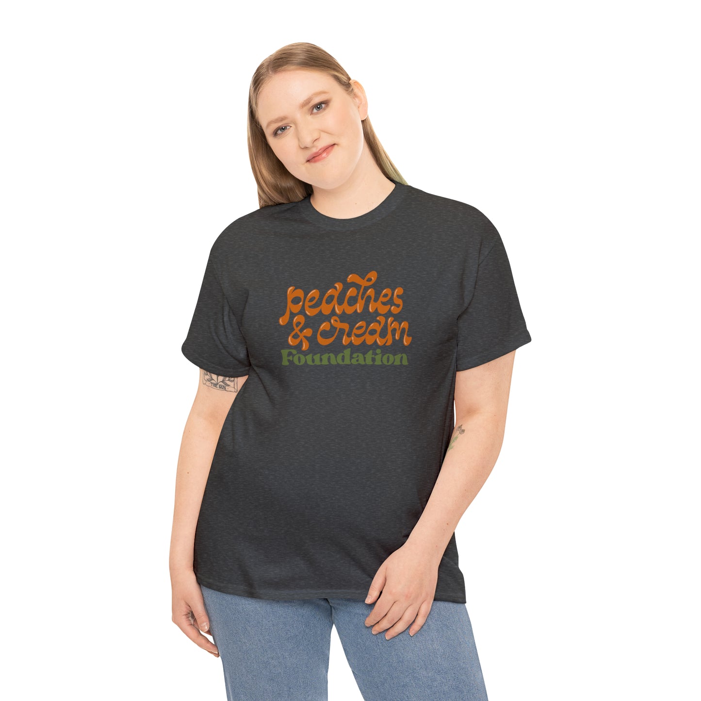 Retro Peaches and Cream Adult Tee
