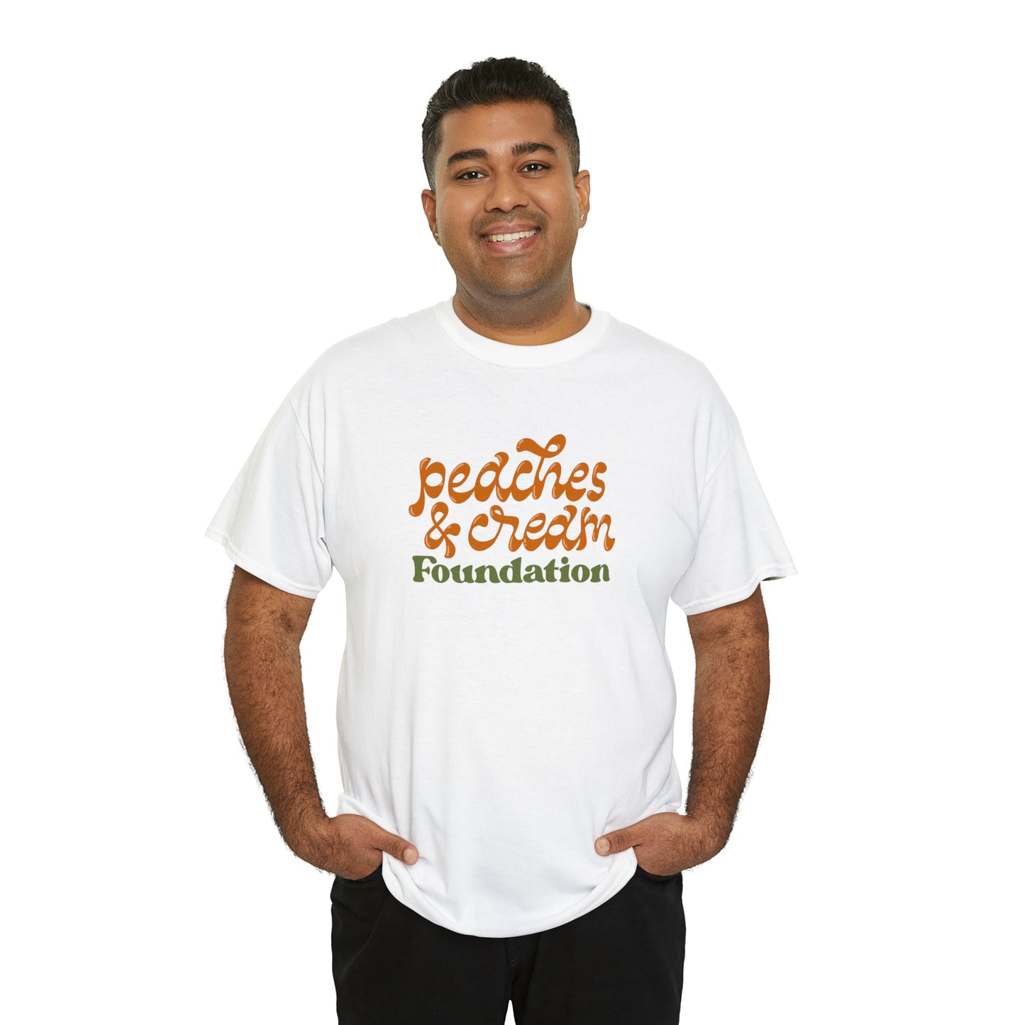 Retro Peaches and Cream Adult Tee