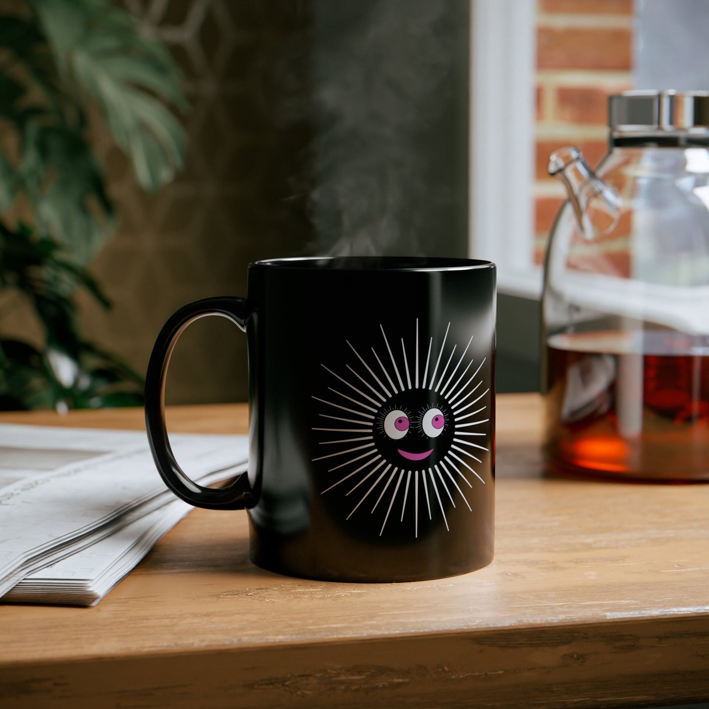 Pink Eyes Sun Mug