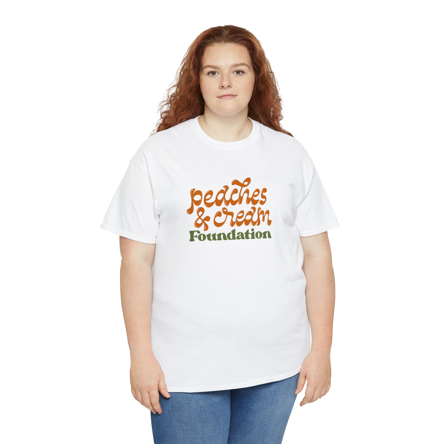 Retro Peaches and Cream Adult Tee