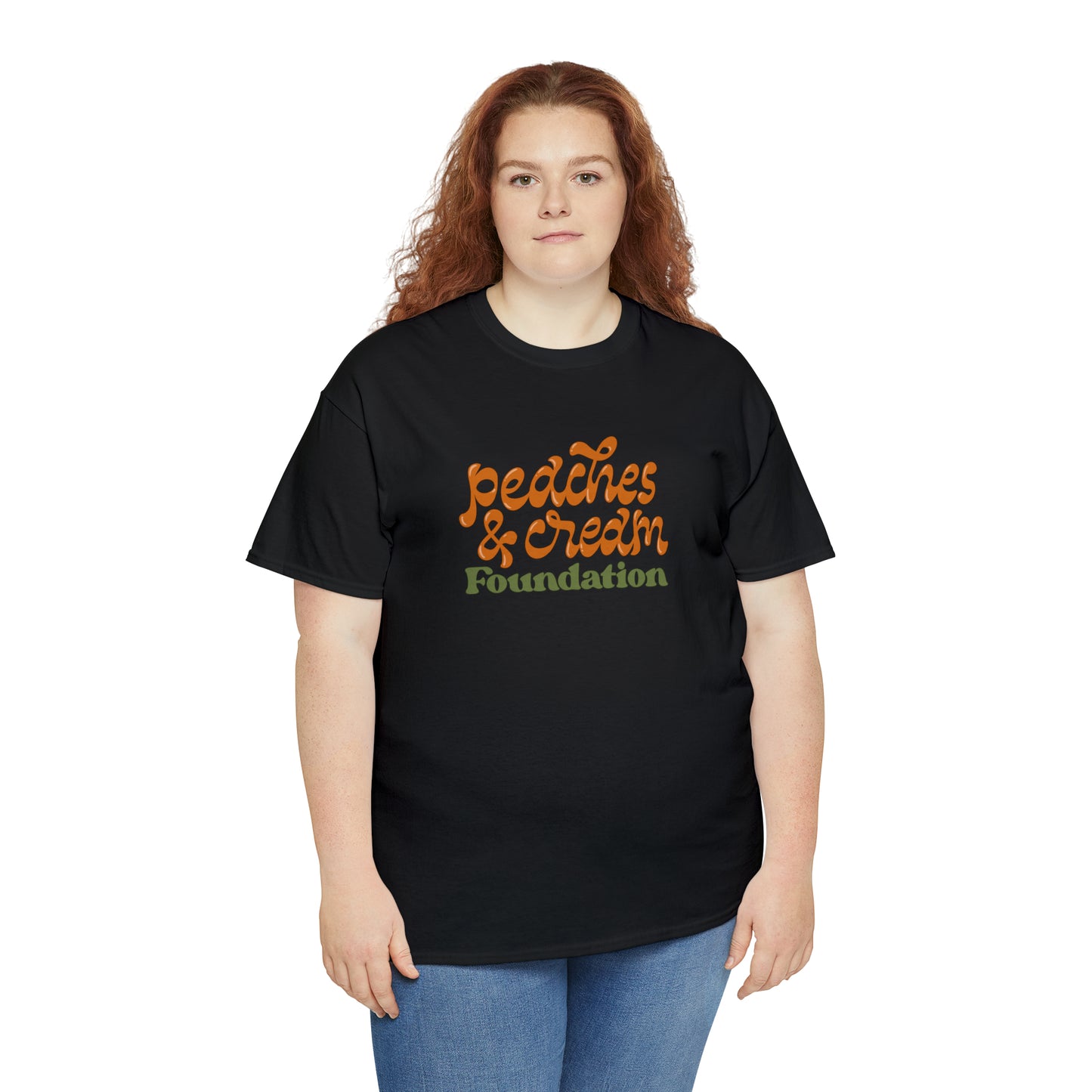 Retro Peaches and Cream Adult Tee