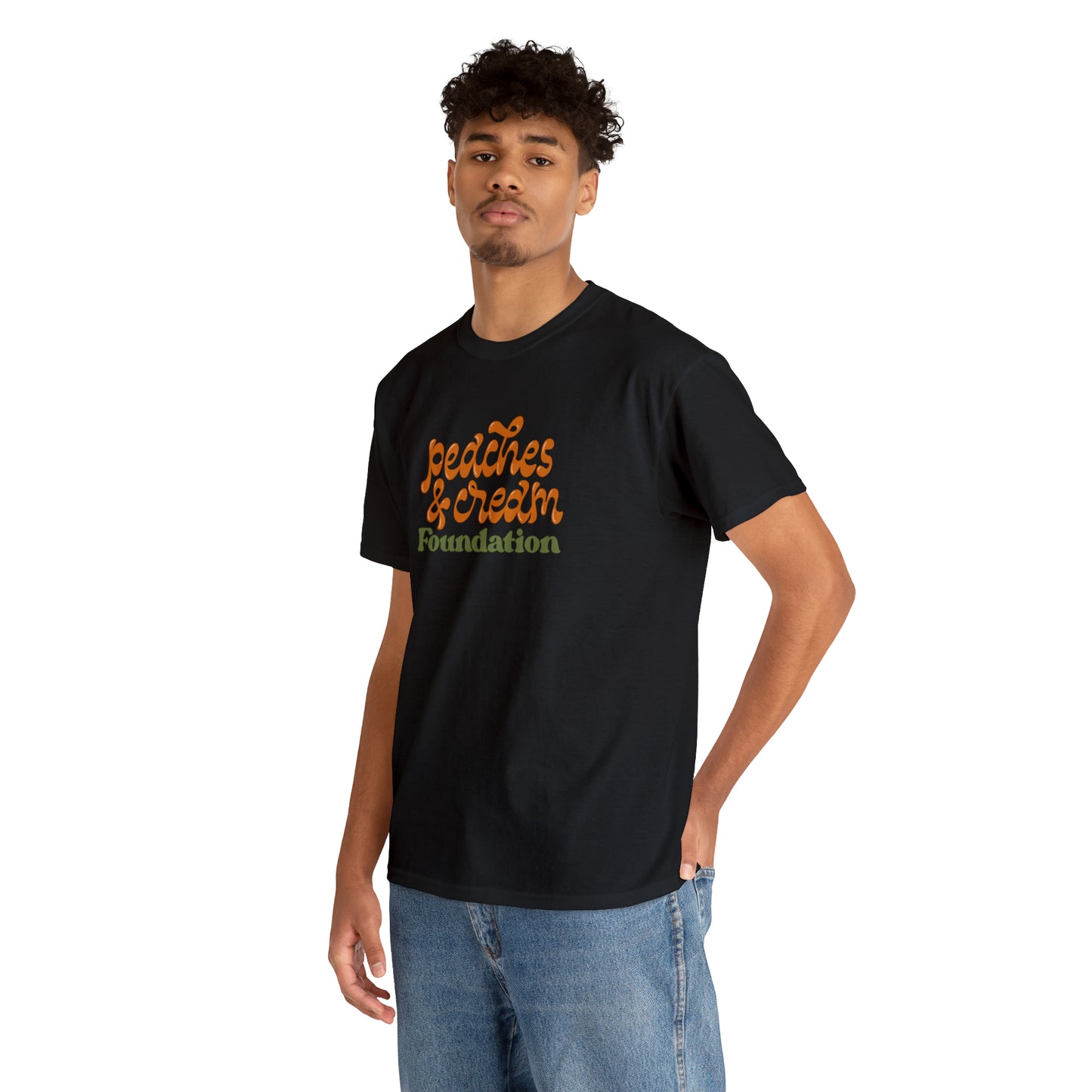 Retro Peaches and Cream Adult Tee