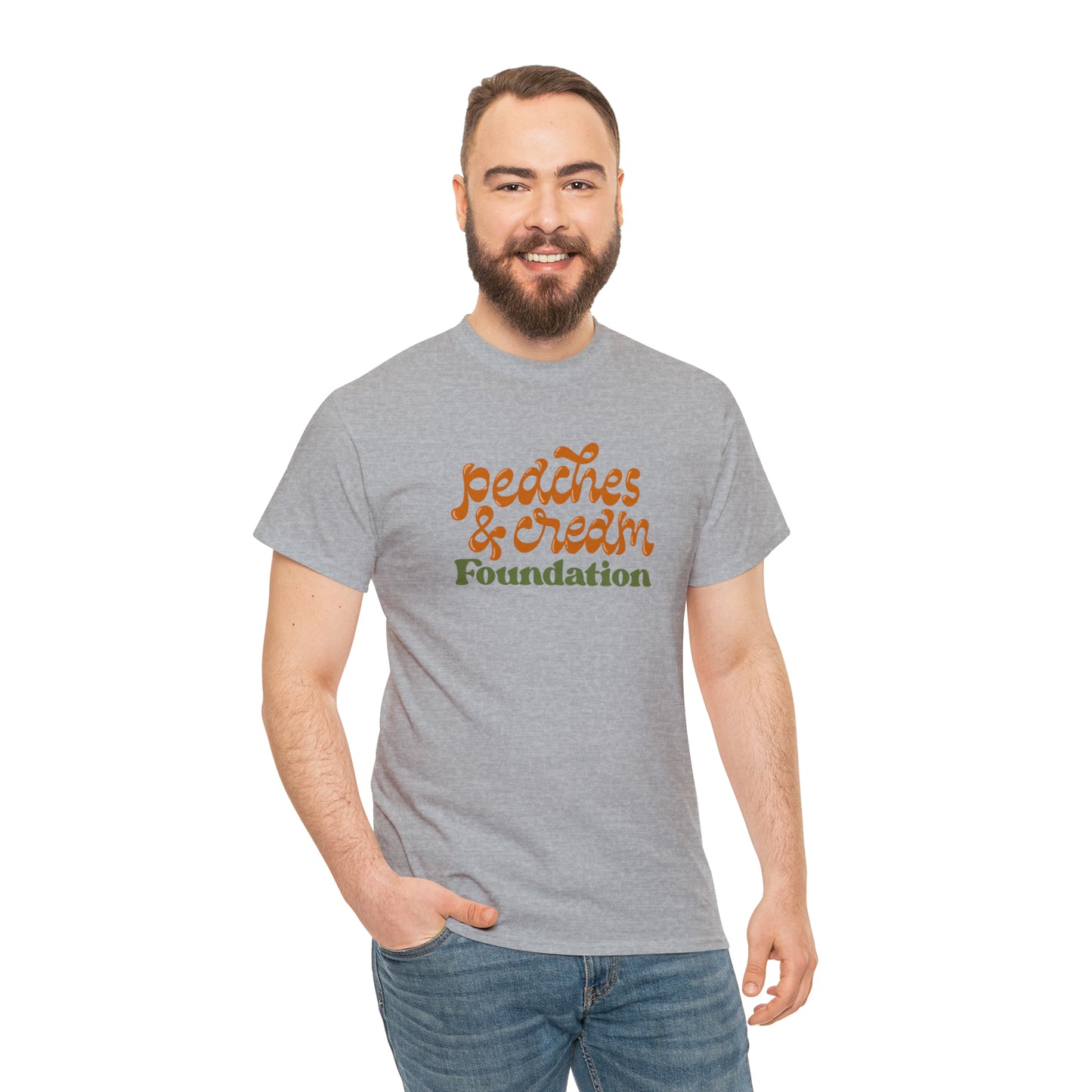 Retro Peaches and Cream Adult Tee
