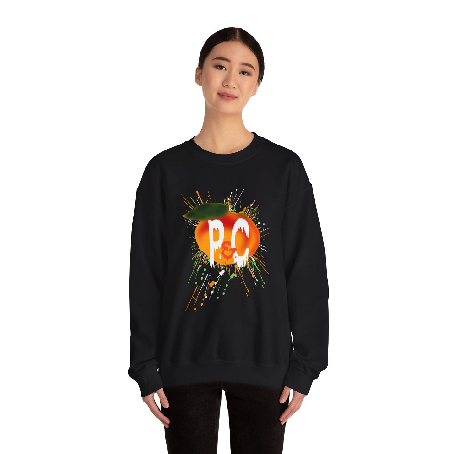 P & C Signature Splash Logo Unisex Heavy Blend™ Crewneck Sweatshirt