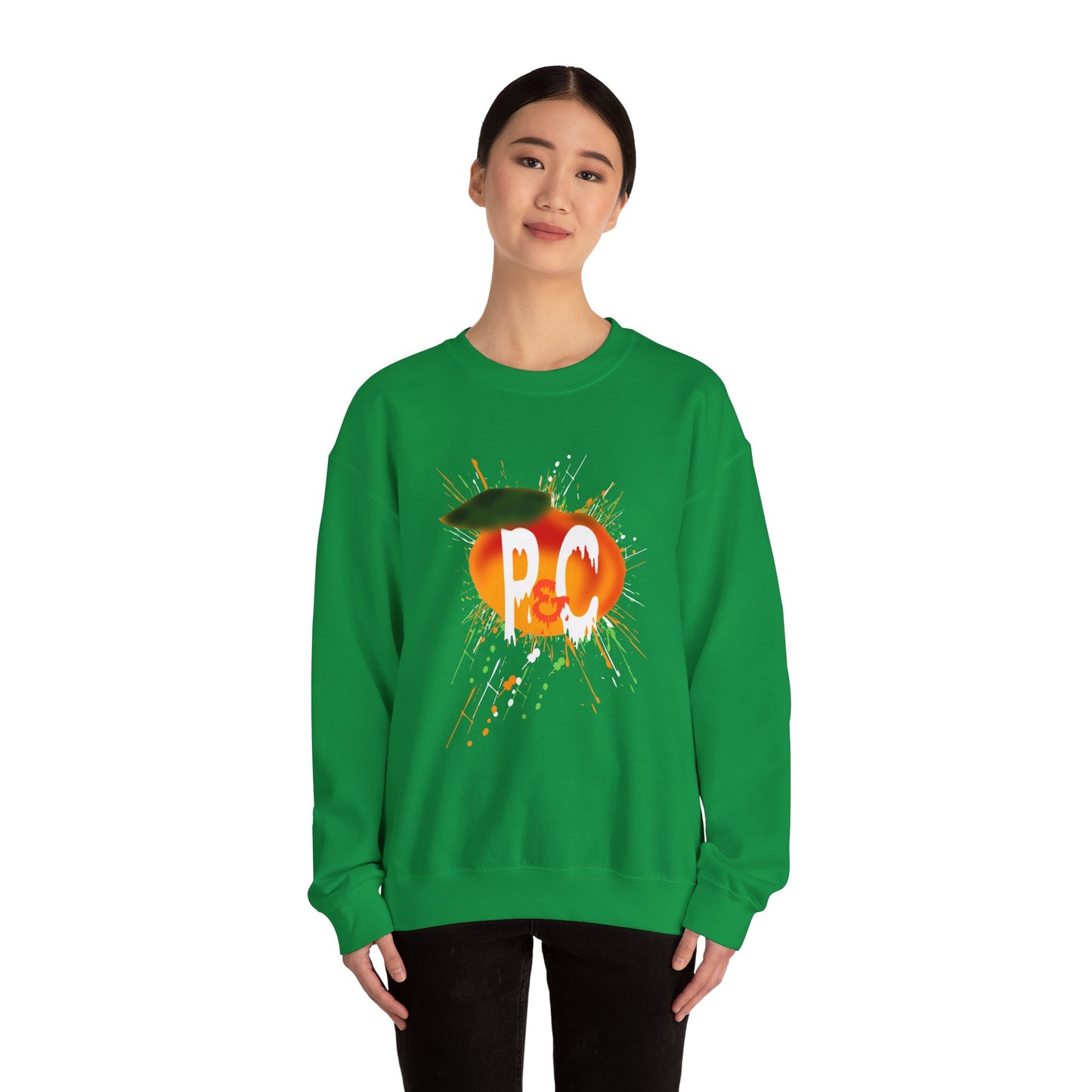 P & C Signature Splash Logo Unisex Heavy Blend™ Crewneck Sweatshirt