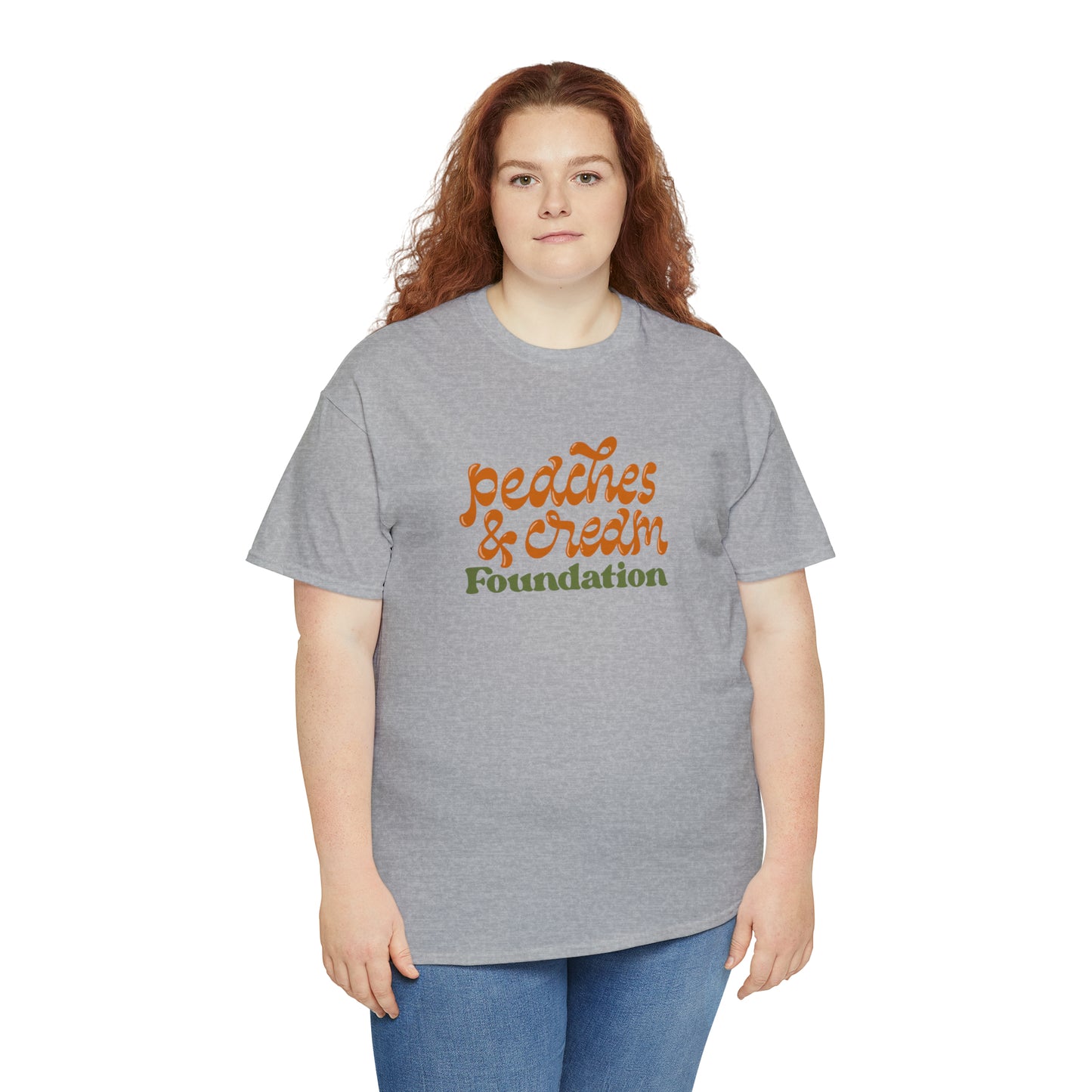 Retro Peaches and Cream Adult Tee