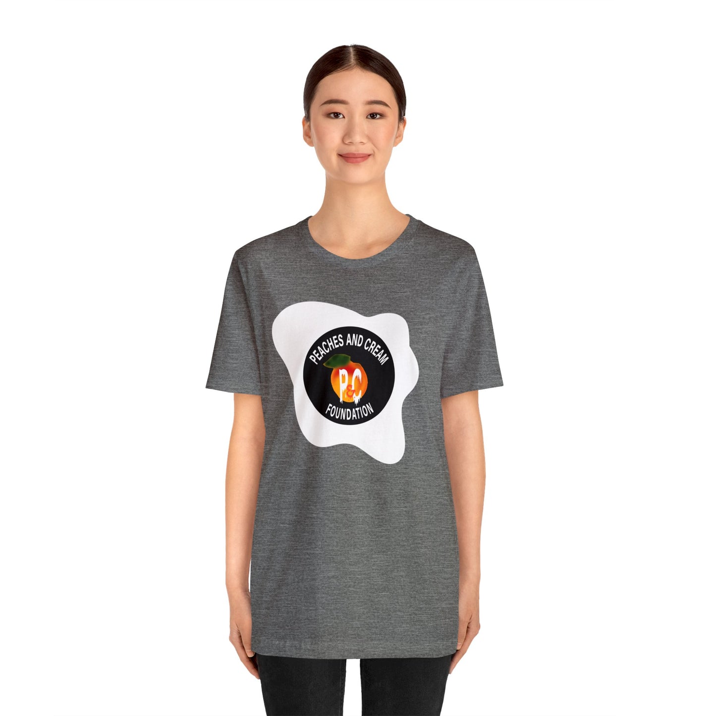 Peaches and Cream (PNCF) Logo Unisex Jersey Short Sleeve Tee