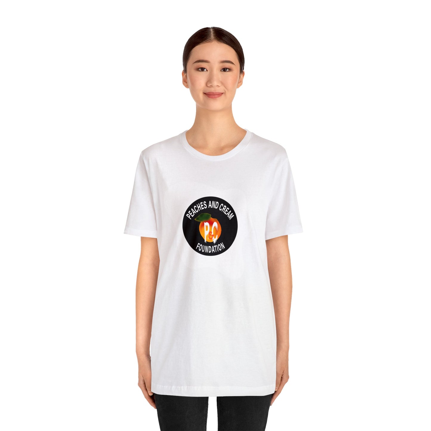 Peaches and Cream (PNCF) Logo Unisex Jersey Short Sleeve Tee