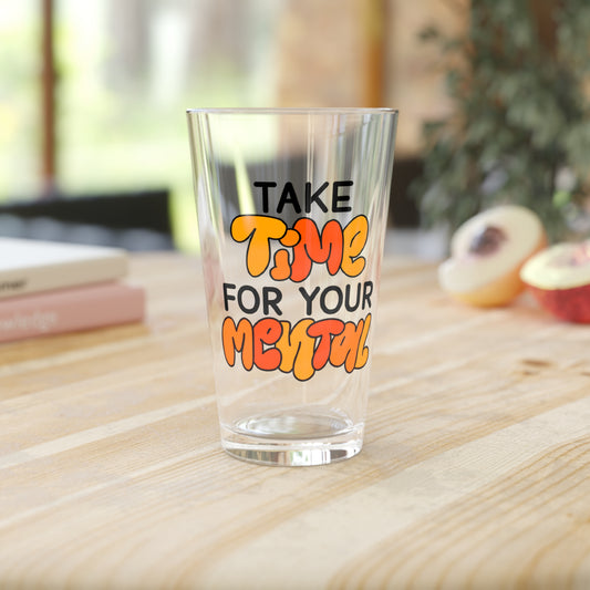 Mental Wellness Pint Glass, 16oz