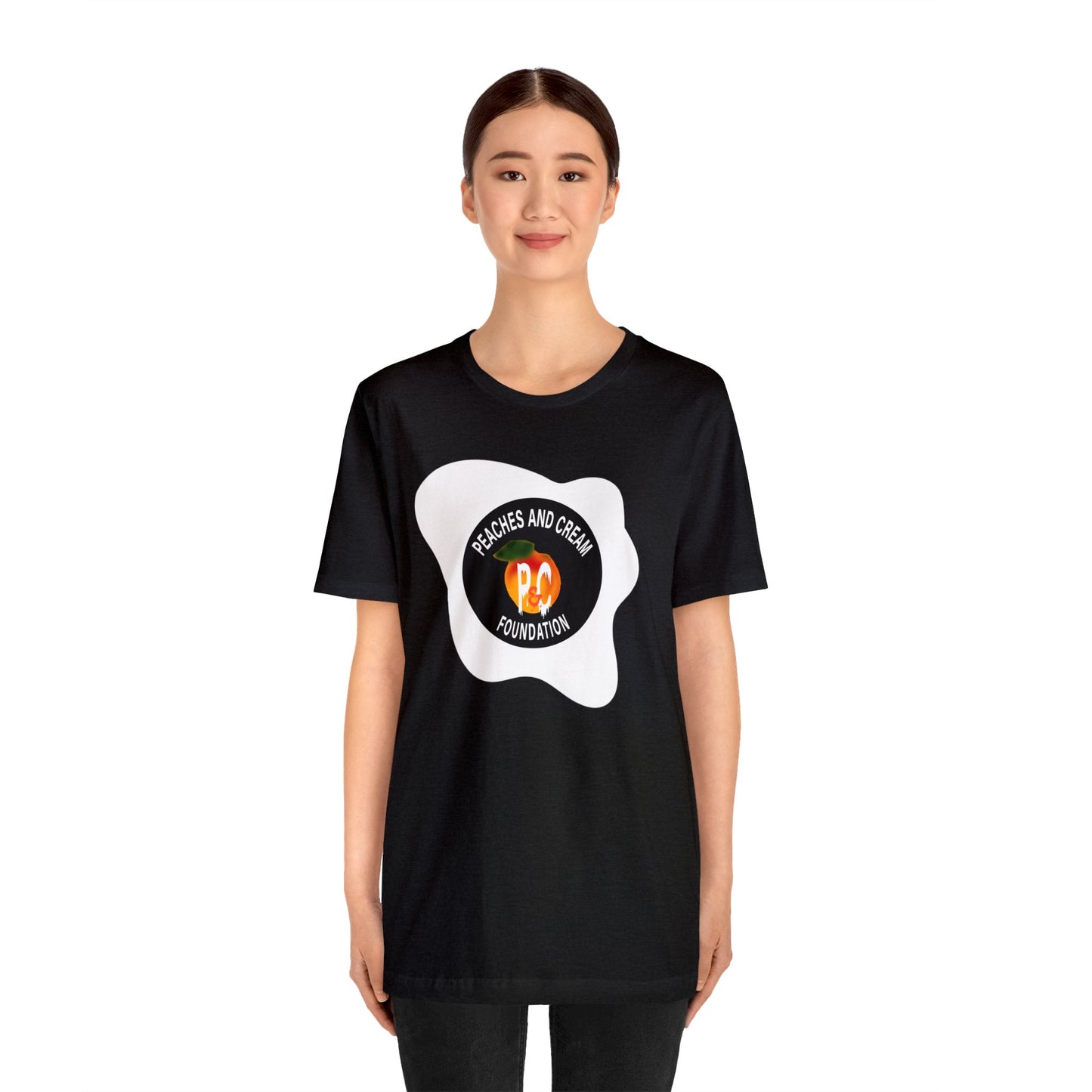 Peaches and Cream (PNCF) Logo Unisex Jersey Short Sleeve Tee