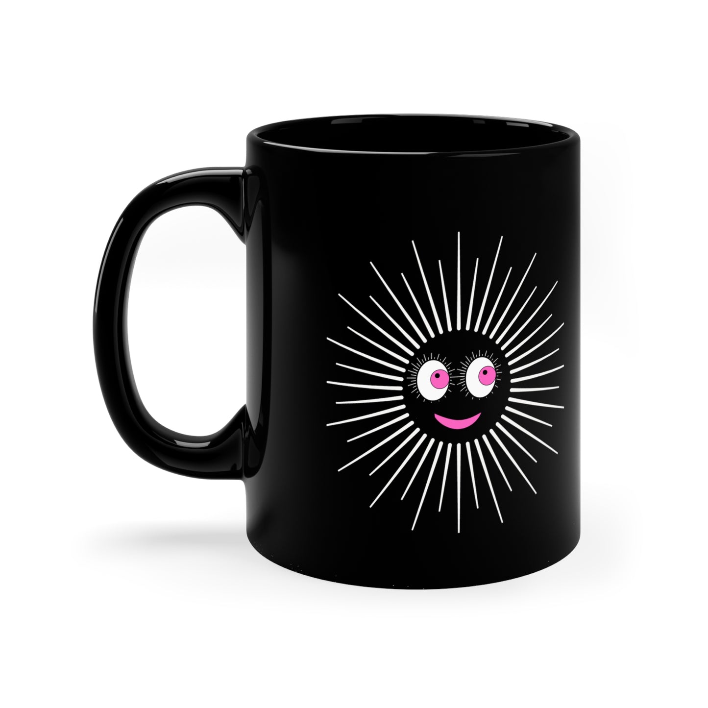 Pink Eyes Sun Mug