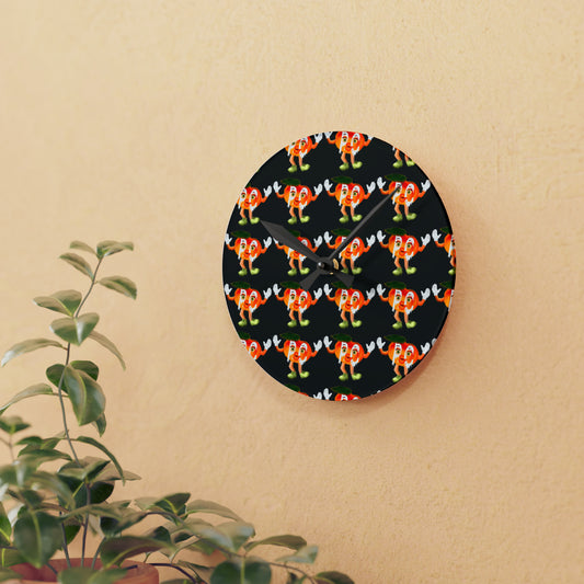 P&C Mascot Acrylic Wall Clock