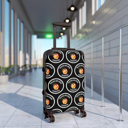 White Outline Logo Suitcases