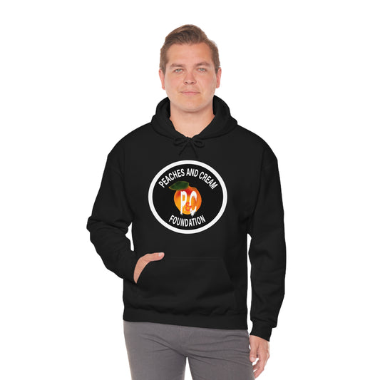 White Outline Logo Unisex Heavy Blend™ Hooded Sweatshirt