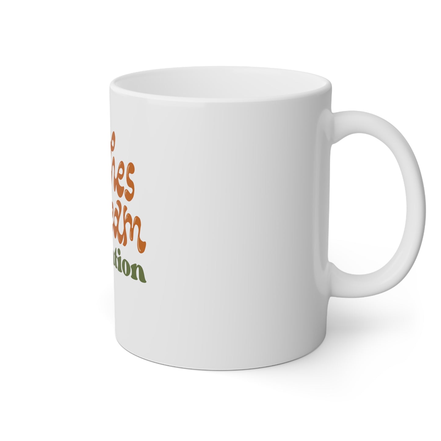 Retro Peaches and Cream Mug