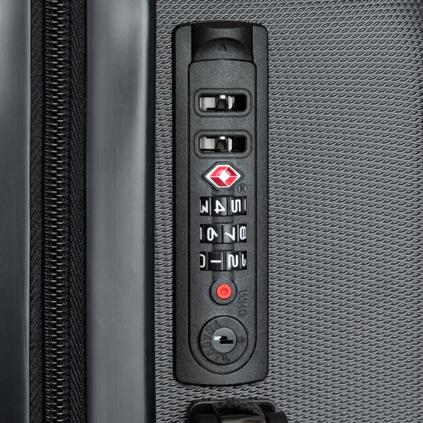 White Outline Logo Suitcases