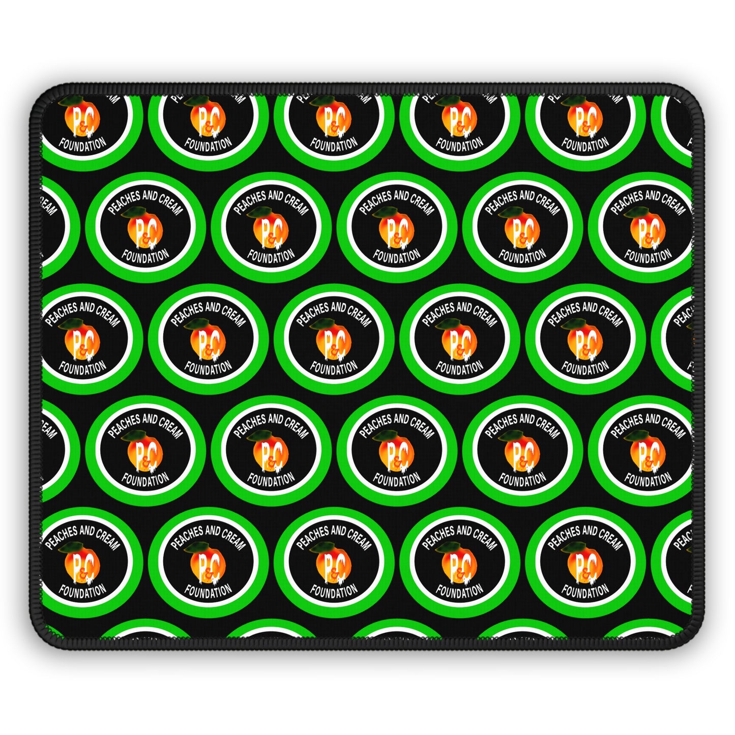 PNCF Green Outline Logo Gaming Mouse Pad