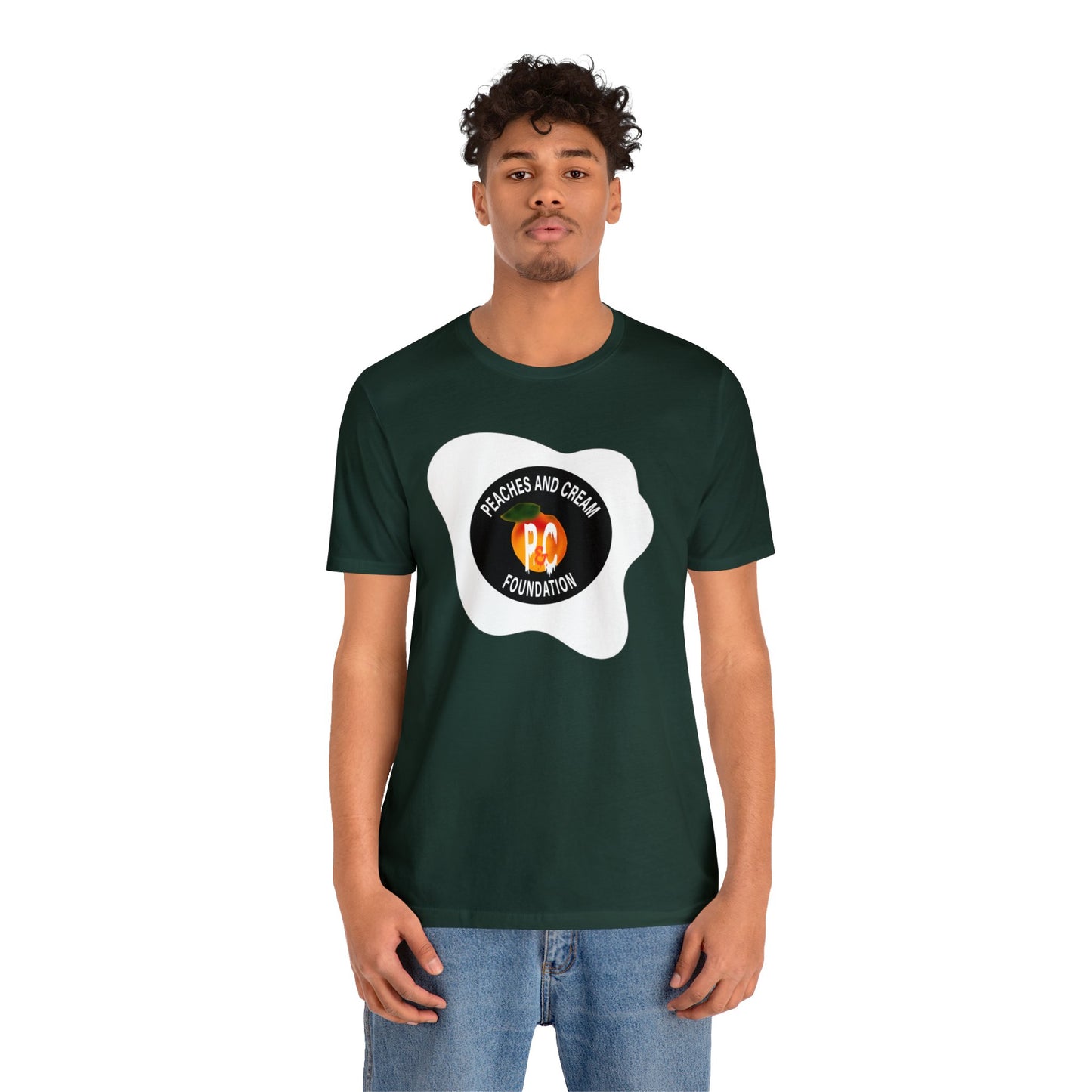 Peaches and Cream (PNCF) Logo Unisex Jersey Short Sleeve Tee