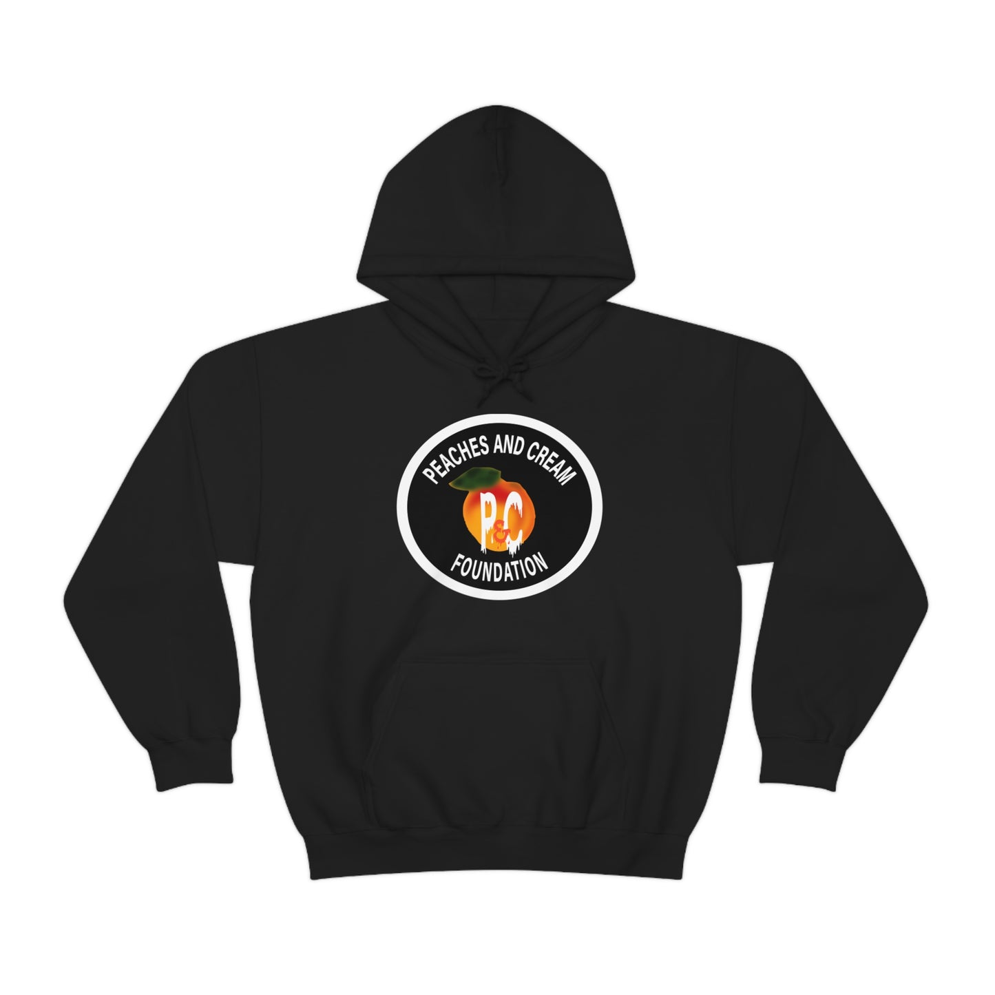 White Outline Logo Unisex Heavy Blend™ Hooded Sweatshirt