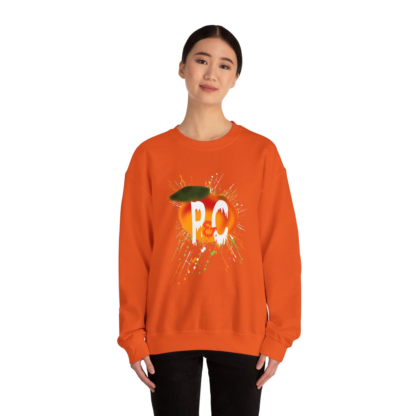 P & C Signature Splash Logo Unisex Heavy Blend™ Crewneck Sweatshirt