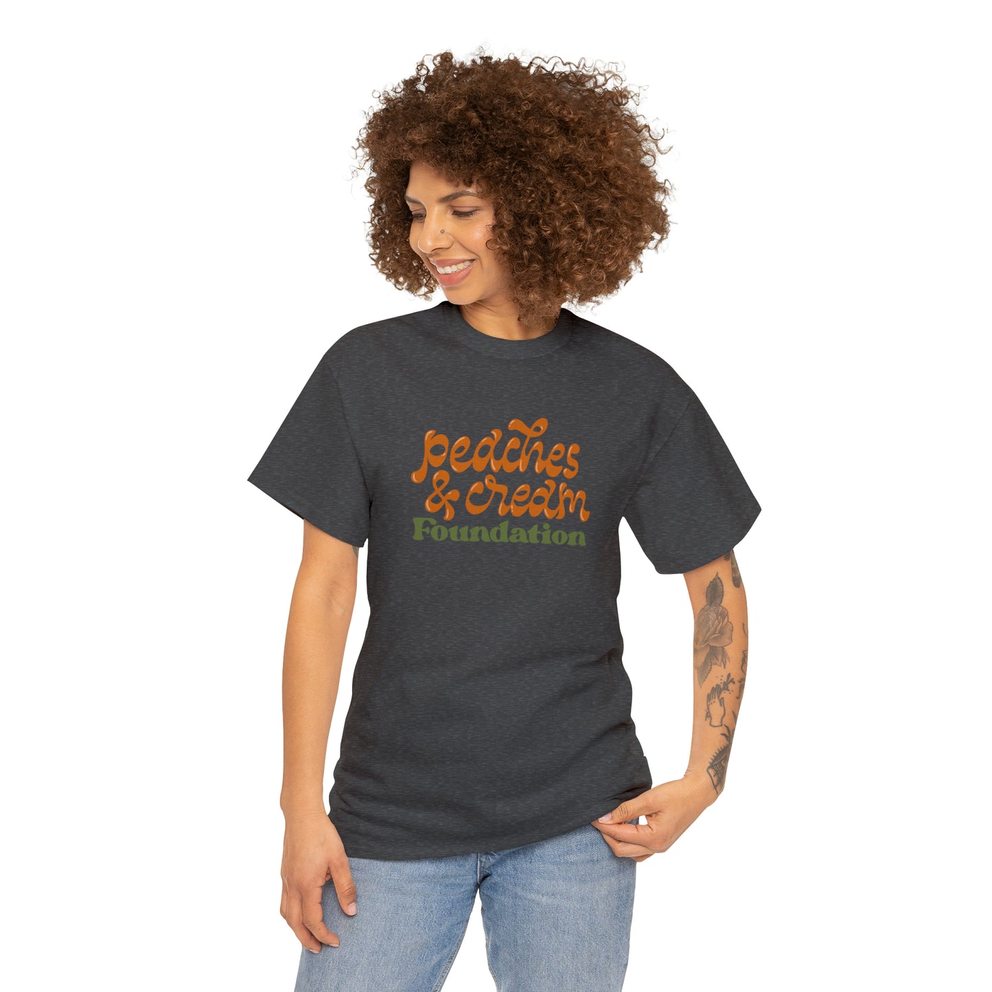 Retro Peaches and Cream Adult Tee