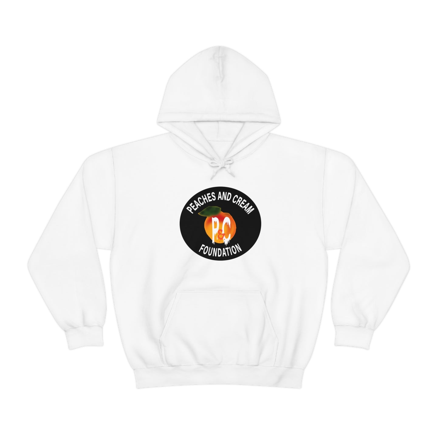 White Outline Logo Unisex Heavy Blend™ Hooded Sweatshirt