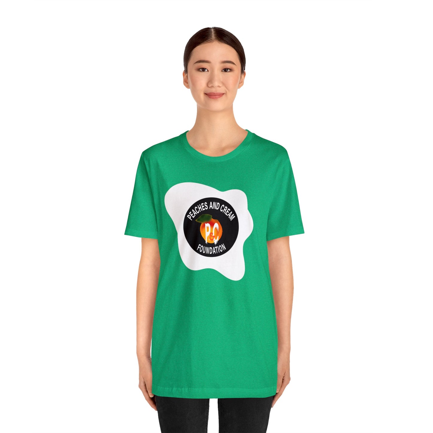 Peaches and Cream (PNCF) Logo Unisex Jersey Short Sleeve Tee