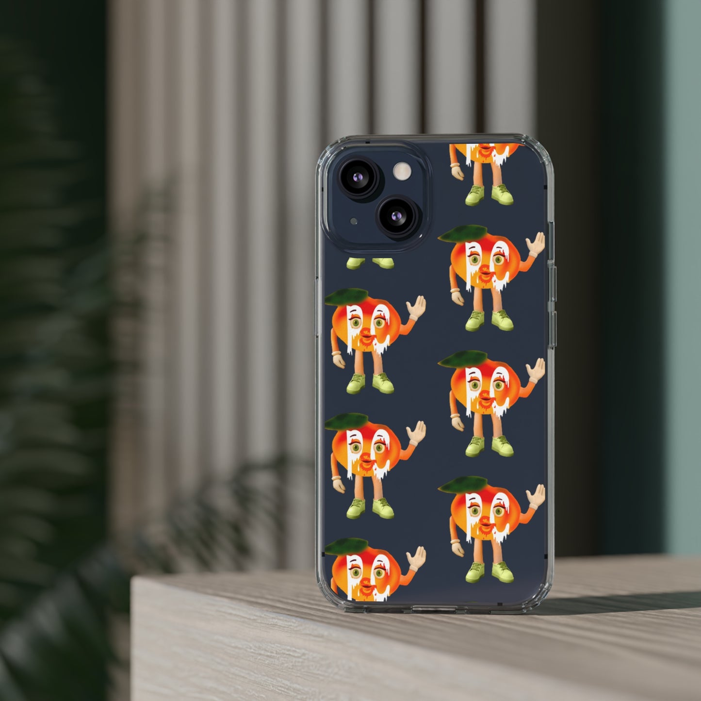Peaches Mascot Clear Cases