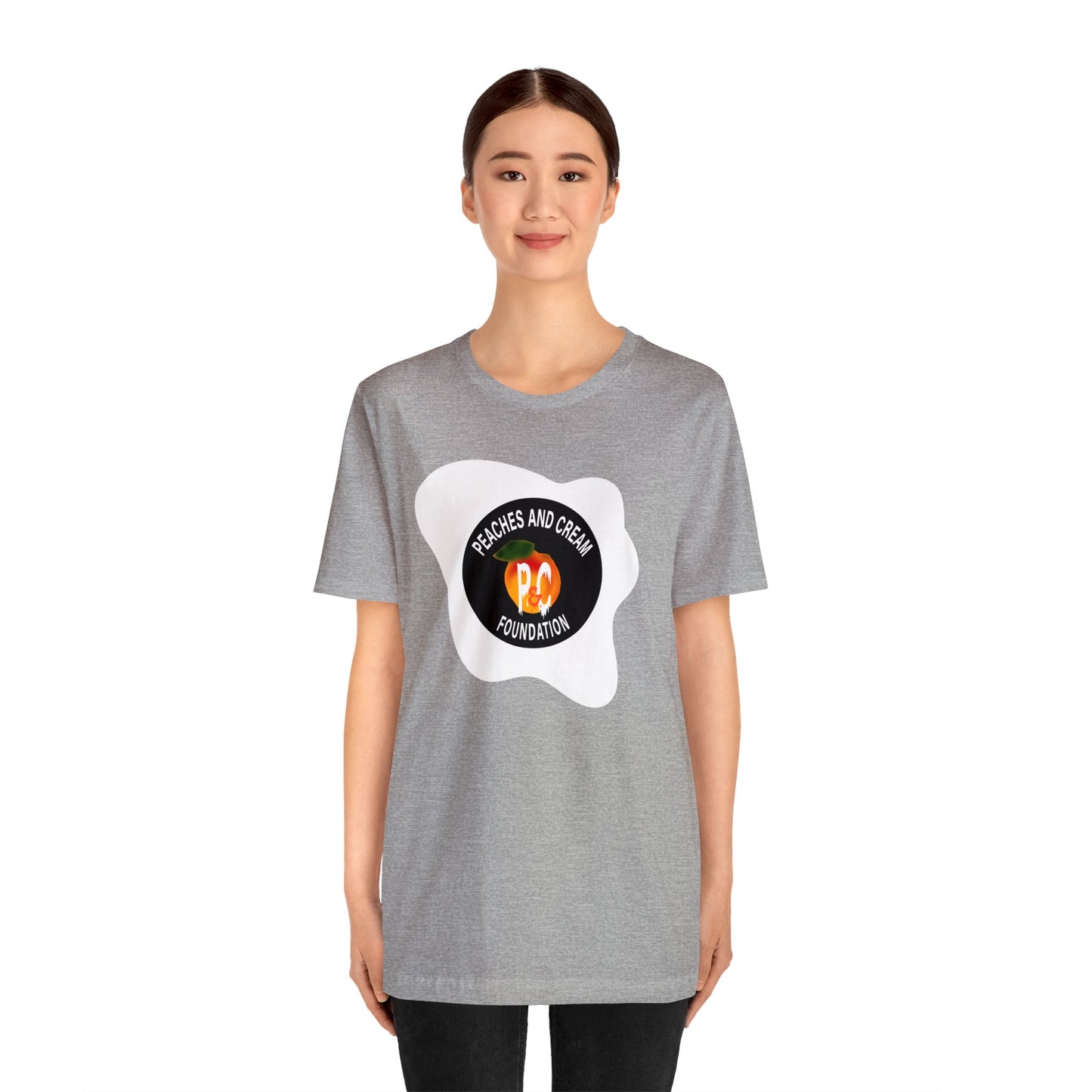 Peaches and Cream (PNCF) Logo Unisex Jersey Short Sleeve Tee