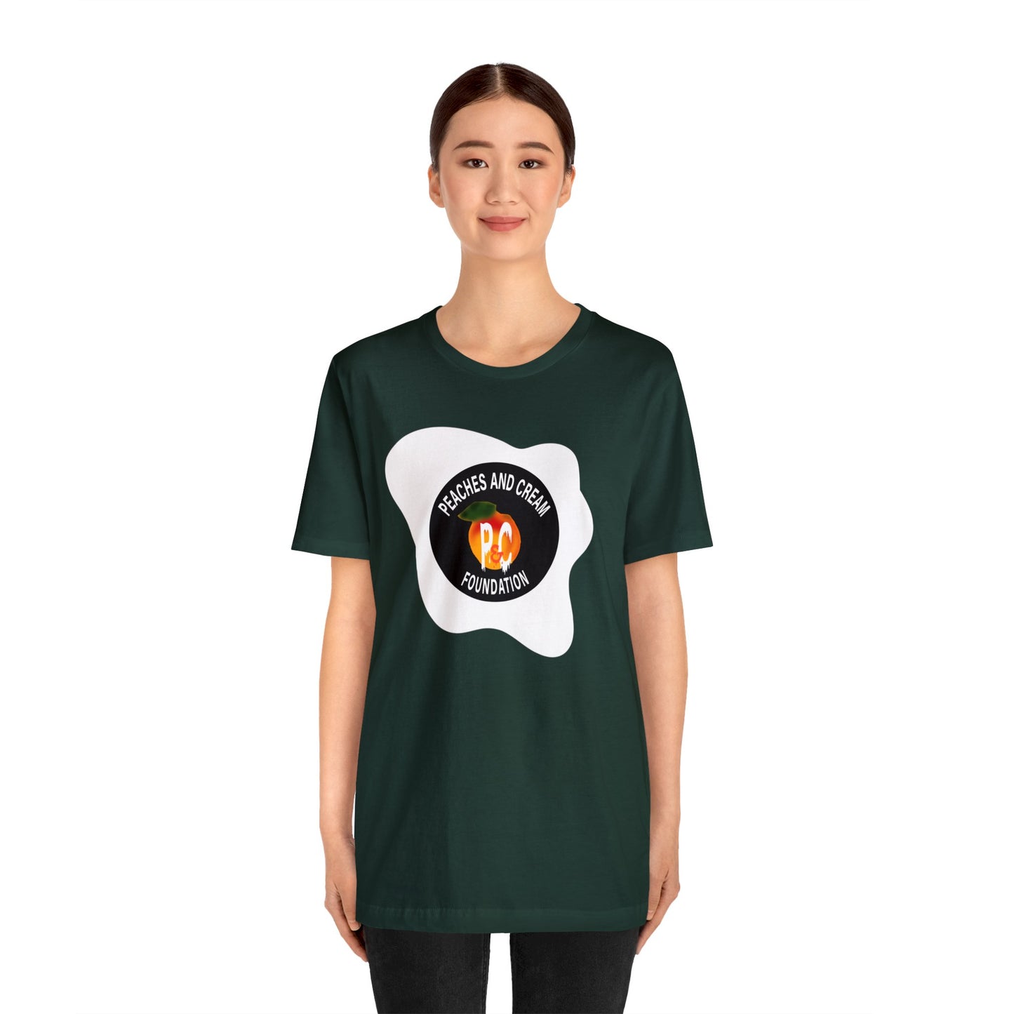 Peaches and Cream (PNCF) Logo Unisex Jersey Short Sleeve Tee