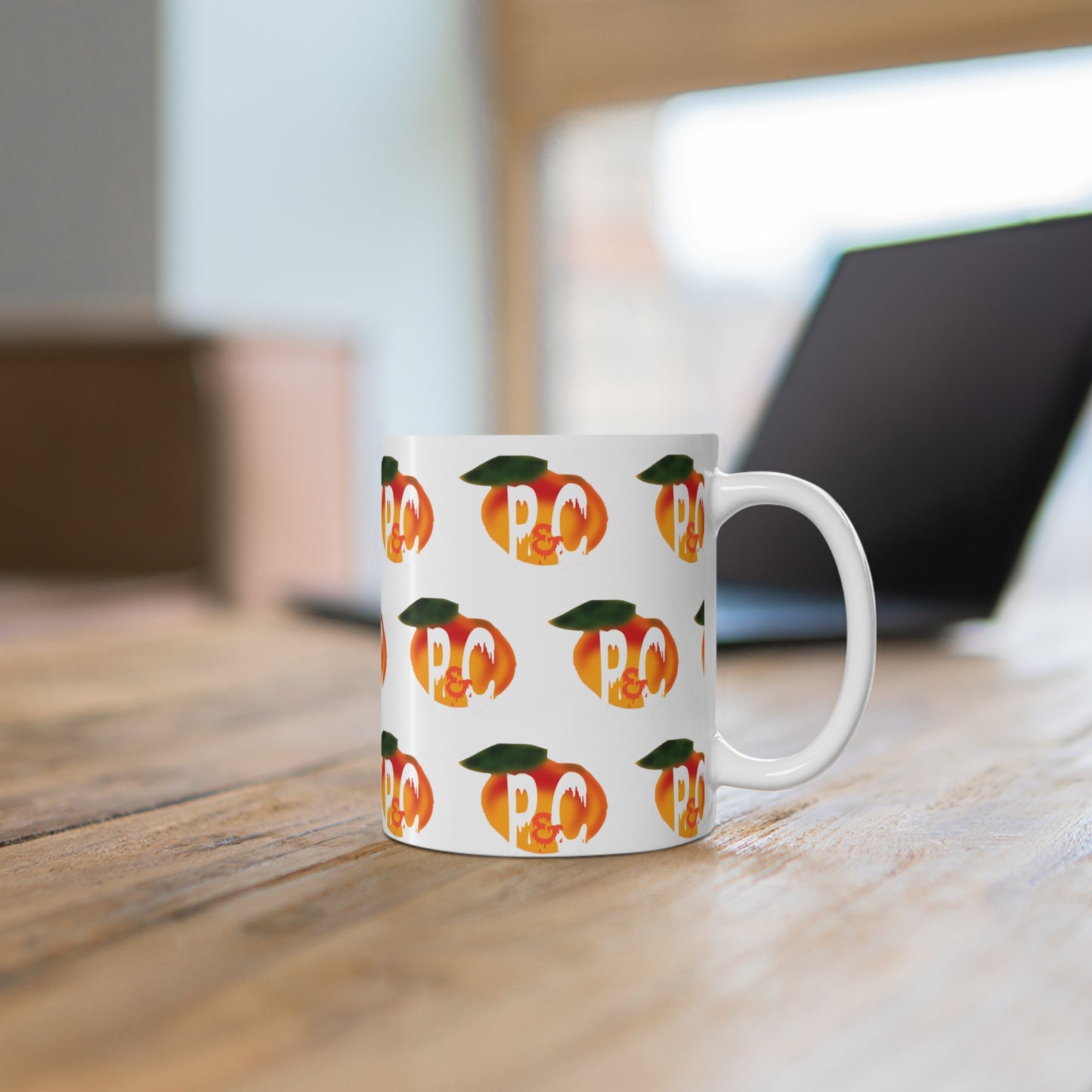 P & C Ceramic Mug 11oz