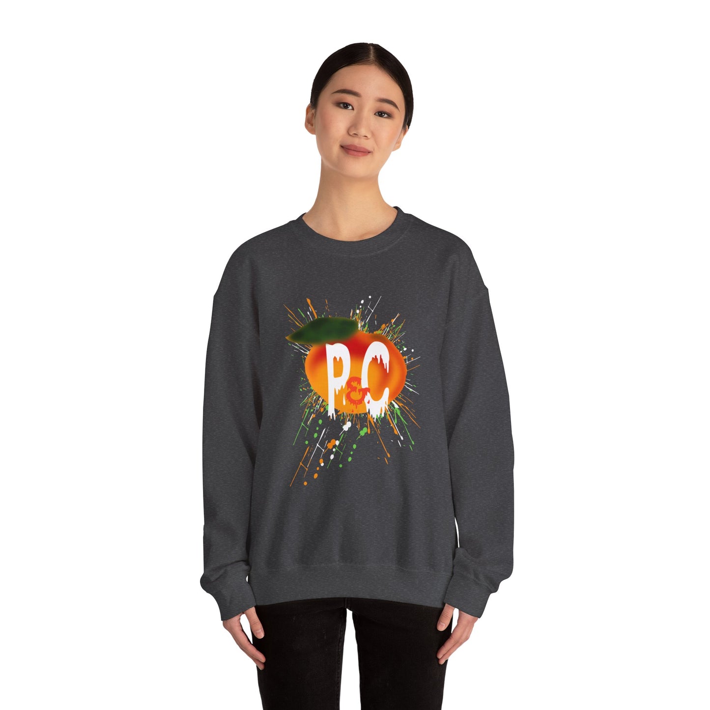 P & C Signature Splash Logo Unisex Heavy Blend™ Crewneck Sweatshirt