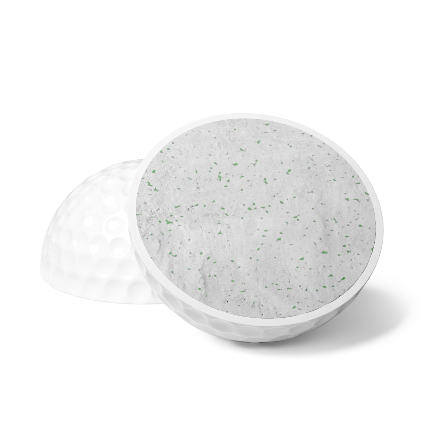 White Outline Logo Golf Balls, 6pcs