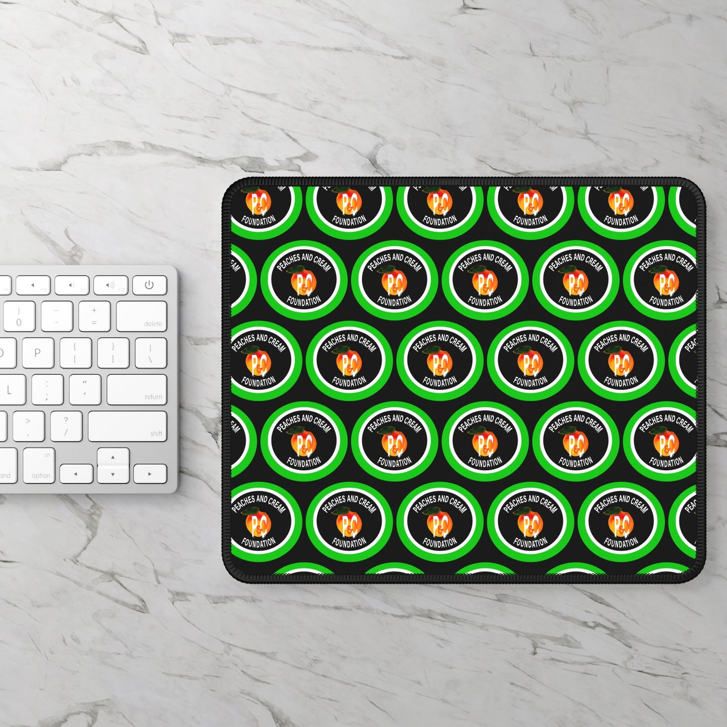 PNCF Green Outline Logo Gaming Mouse Pad