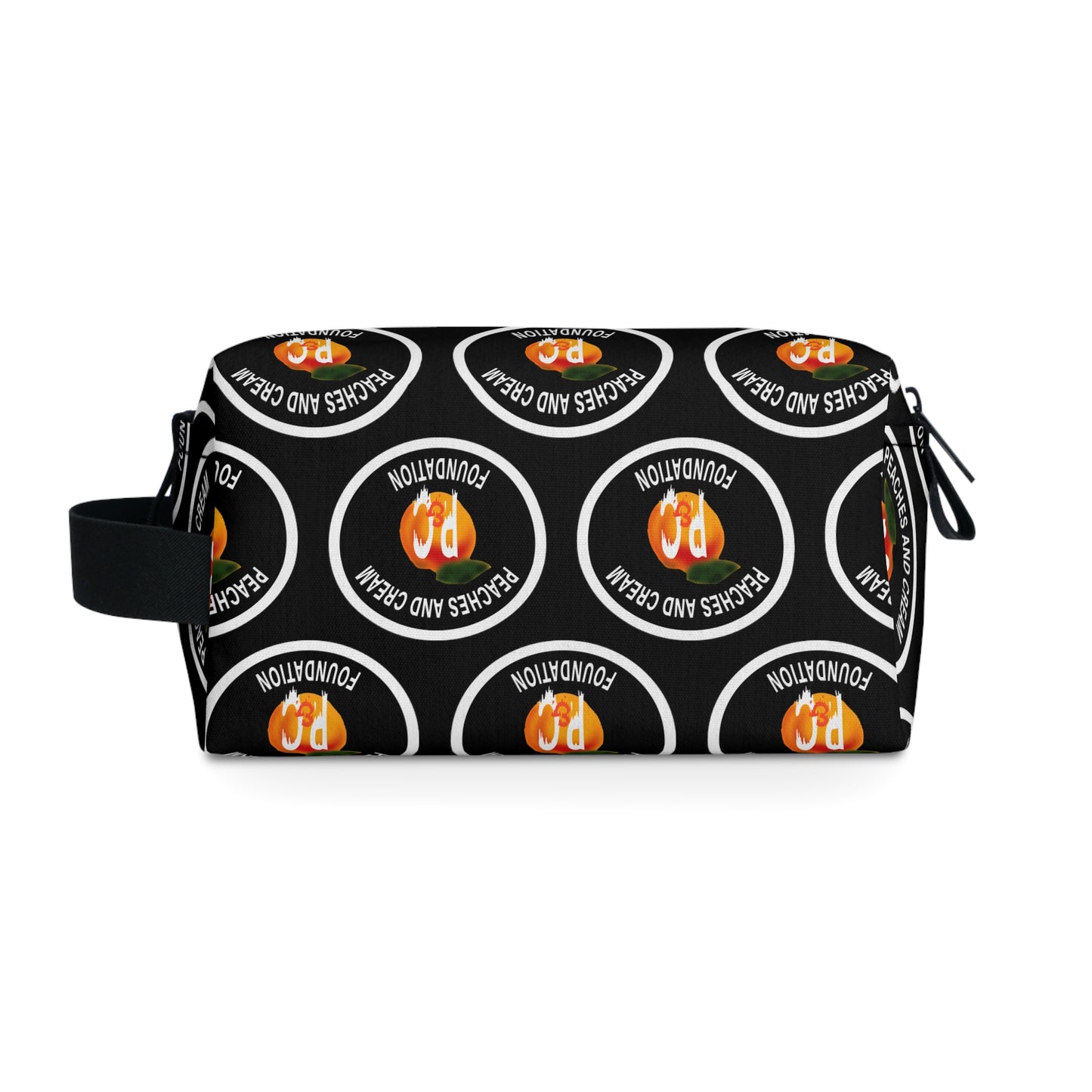 White Outline Logo Toiletry Bag